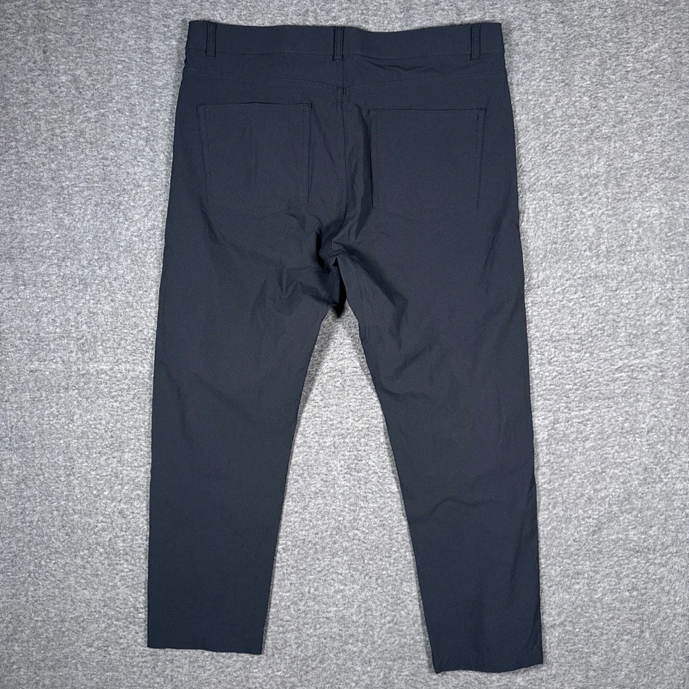 Western Rise Evolution Pants Mens 36x29 Charcoal Black Stretch Travel Trousers